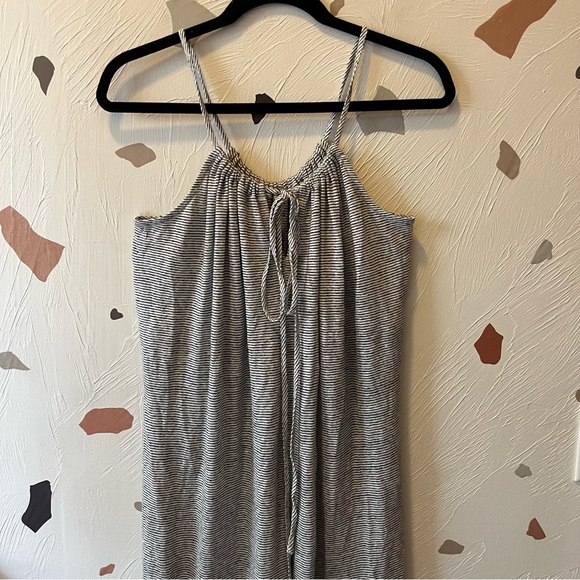 Hatch Maternity Striped Linen Morgana Jumpsuit size 3 (L/XL) - Picture 9 of 12